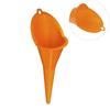 1Pc Car Motorcycle Long Mouth Funnel Diesel Filling Tool Plastic Anti-splash Refueling Oil Liquid Nozzle Car Accessories