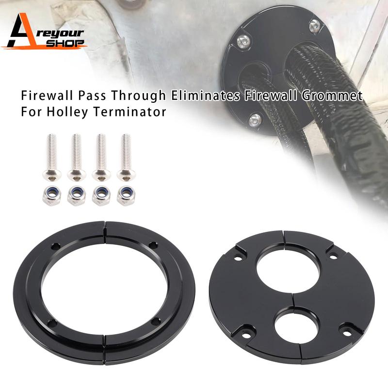 Firewall Pass Through Eliminates Firewall Grommet for Holley Terminator x Max