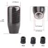 Muge Racing Carbon Fiber Shift Knob for Automatic and Manual Vehicles, Carbon Fiber Gear Shift Knob, 5 Speed Black
