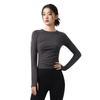 Women's Quick-Dry Long Sleeve Yoga Top for Outdoor Cycling and Running in Autumn/Winter