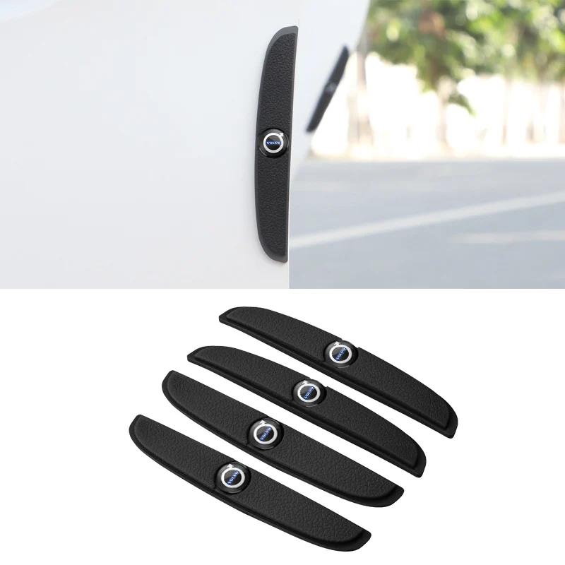 

4Pcs Car Anti-collision Strip Silicone Protection Pad For Volvo Xc60 Xc90 V40 V60 S60 V50 V90 S80 C40 XC40 V70 XC70 C30 C70 EX90 чорний