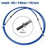 Motoforti 1/2pcs 10ft 13ft 16ft 20ft 24ft Marine Throttle Cable 3300/33C Throttle Shift Remote Control Cable 3M-6M for Yamaha