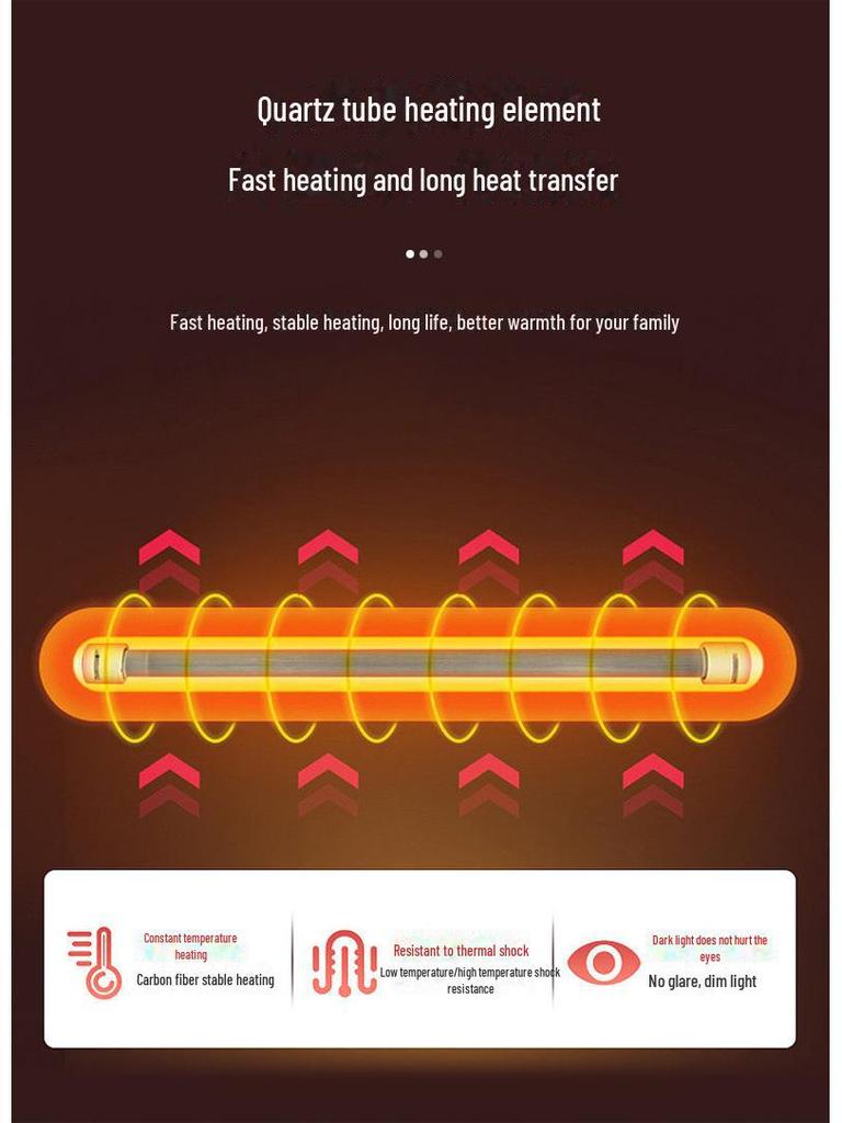 Camel Compact Energy-Saving Silent Electric Heater, Rapid Heating, Small Sun King Kong Model