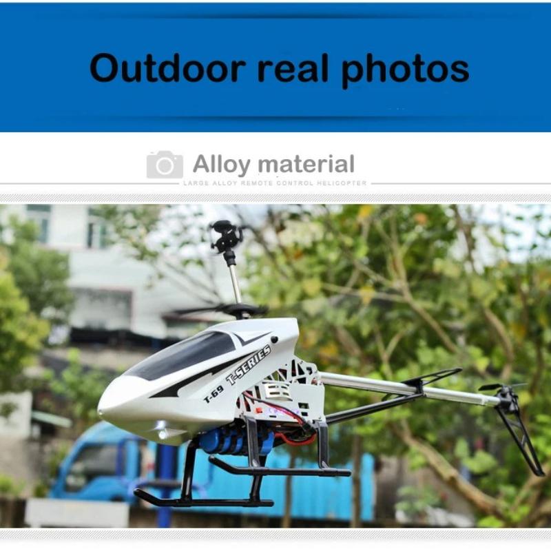 Rc Helicopter With Remote Control Extra Durable Big Plane Toy For Kids Drone Model Outdoor 3.5CH 80cm Aircraft Large Helicoptero