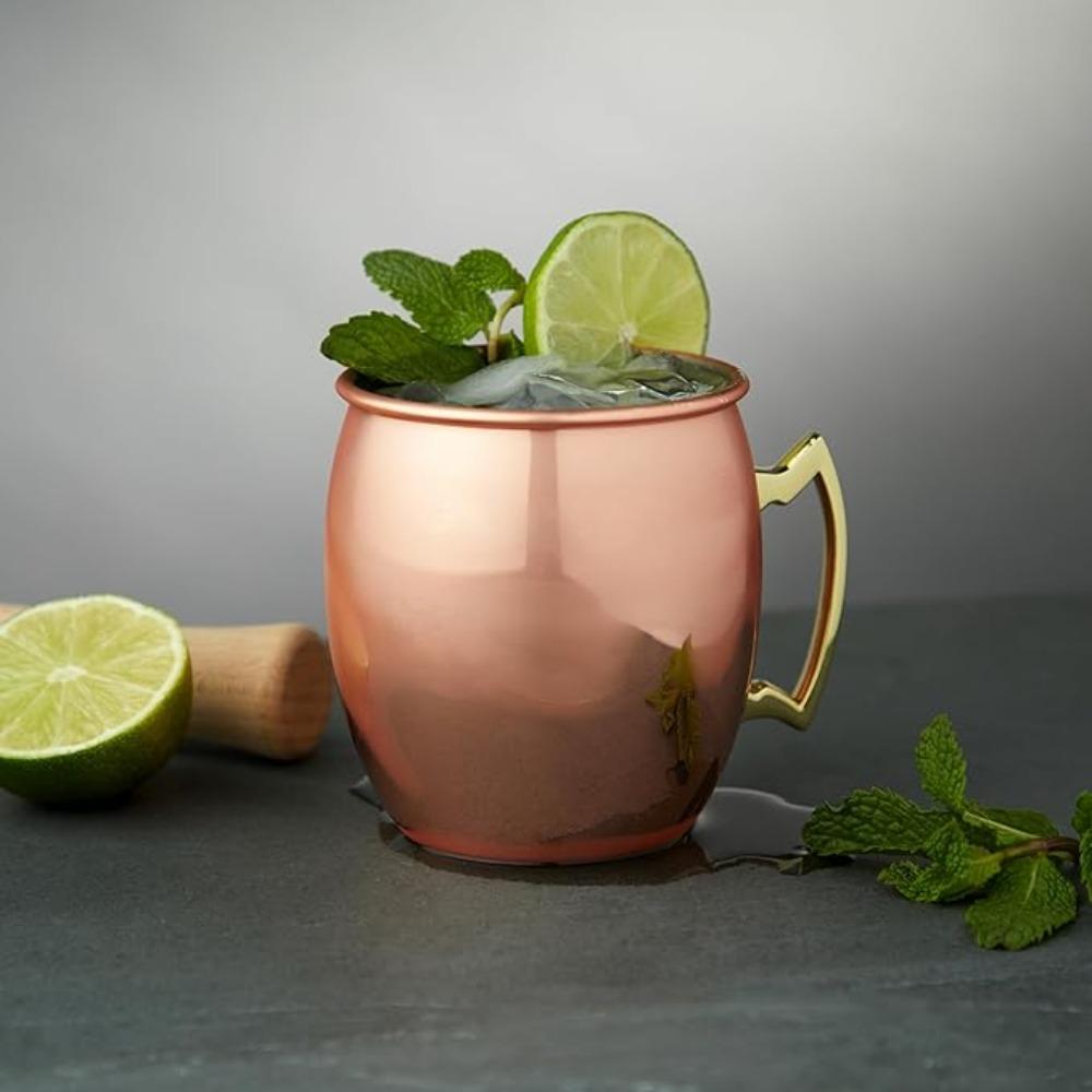 With Handle Cocktail Wine Cup Fall-resistant Water Cup Multi-purpose Moscow Mule Mug  Party