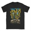 Jinjer Sonnenblumen T-Shirt für Unisex Tolle Baumwoll-T-Shirts Rundhals Kurzarm T-Shirt Grafische Kleidung