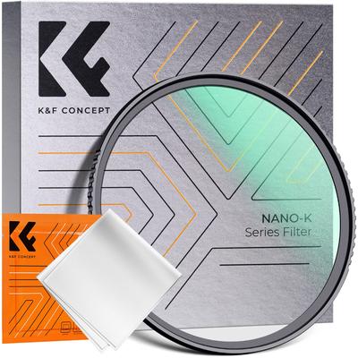 Concept 52mm Lens Protection Filter Lens Filter Protector Lens Protection AGC Optical Glass Thin Frame 18 Layer Coating K&F (NANO-K Series)