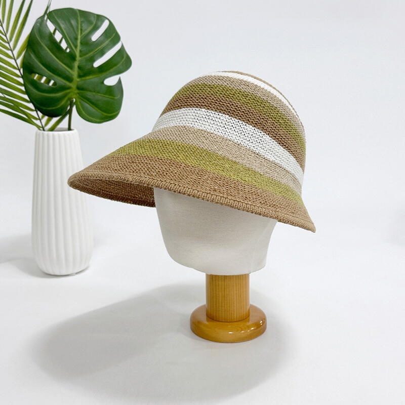 Женская кепка Dangara с контрастной короткой рукавом от солнца C8380_Mint Beige