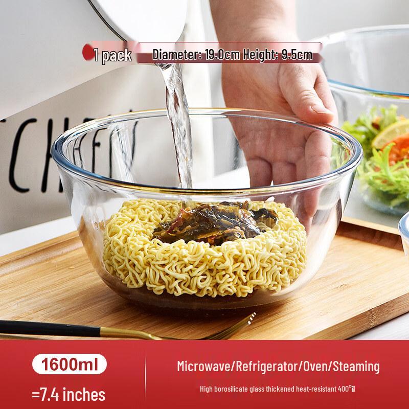 Microwave-Safe Glass Food Container