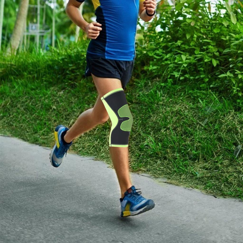 Boodun Breathable Support Knee Brace Protection Guard Sports Running Basketball Cycling(M)