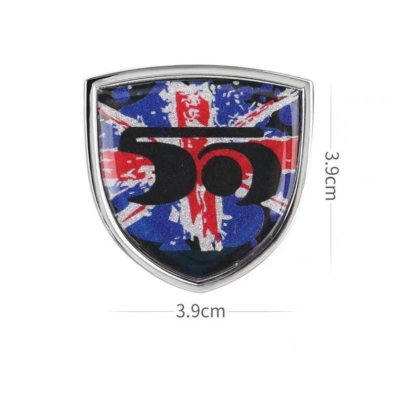 Car Decal Sticker Accessories Alloy Badge Paste Shield Styling Cover Universal For CooperS One F54 F55 F56 F60 R55 R56 R60