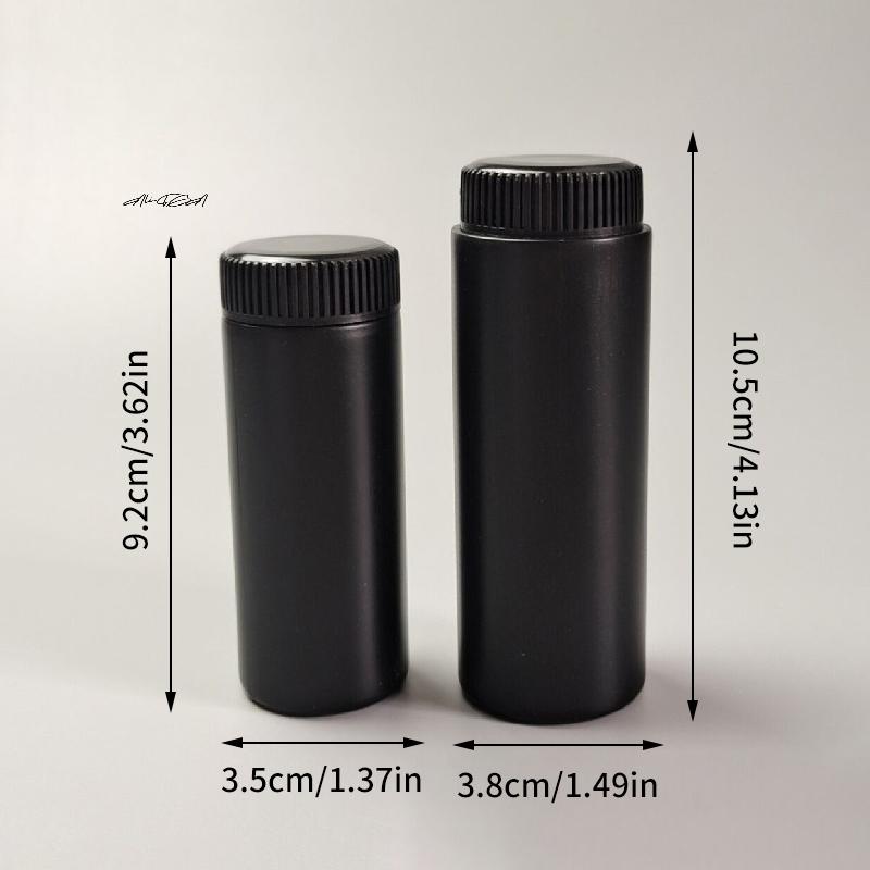 1Pc 60/100ml Talcum Powder Bottle Refillable Plastic Cosmetic Powder Dispenser Empty Container for Home & Cosmetic Use