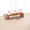 Rectangle Wood Jewelry Display Risers, Wood Shelf Showcase Fixtures Detachable Display Stand For Crafts