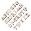 200pcs Brown Wooden Letters Mixed Wooden Alphabet Wood Handmade DIY DIY Decorations  Craft Projects