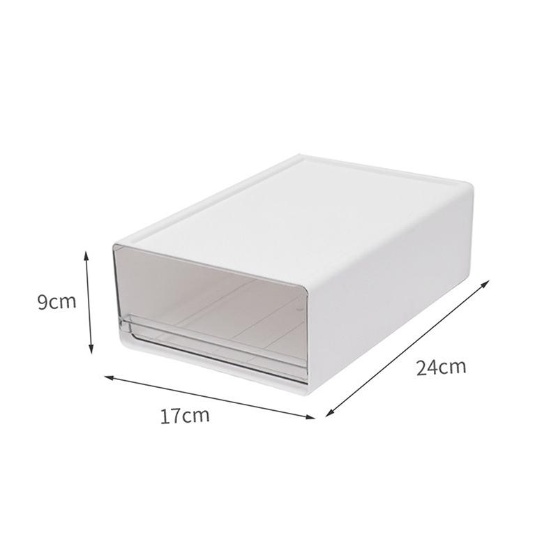 Transparent Desktop Storage Box Drawer Type Office File Storage Box Bedroom Study Stack Combination Portable Storage Cabinet