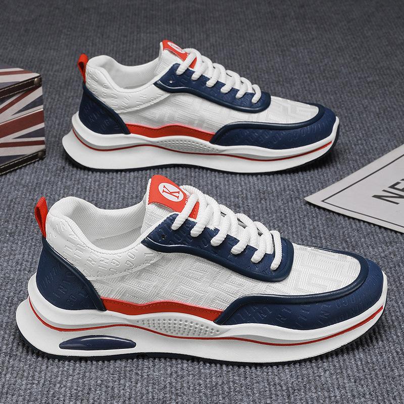 Men's Shoes Spring and Summer New Breathable Mesh Shoes Sports Dad Shoes Little White Shoes Korean Version Low-top Casual Fashion Trend