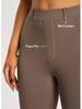 High Waist Equestrian Riding Breeches with Semi-Silicone Knee Pads and Zipper Pockets