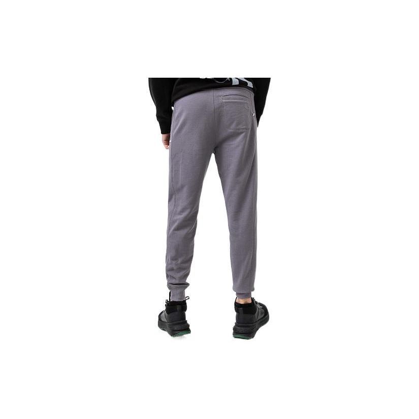 Calvin Klein Ss22 Solid Color Drawstring Cuffed Casual Pants Men Bottoms Gray J30J319931PTP