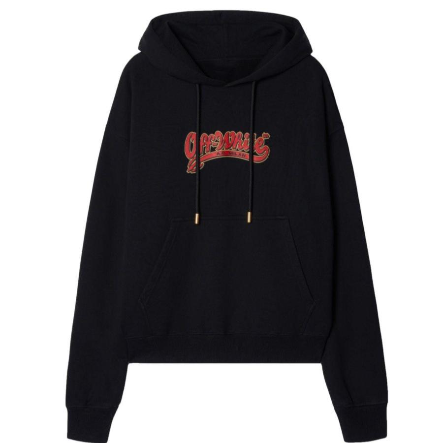 Men s Trendy Logo Letter Print Loose Hooded Sweatshirt M (European size, runs large)