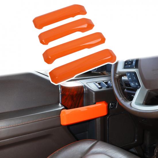 4x Türgriff-Dekor-Abdeckungsset für Ford F150 (ab 2015) – Orange
