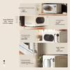 Midea M2F 20L Retro Cream Style Microwave Oven CN Plug (adapter Included)