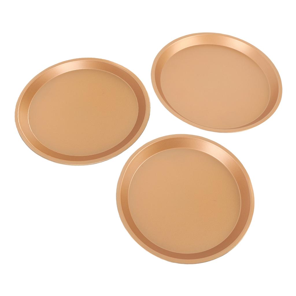 Carbon Steel Pizza Pans Uniform Heat Conduction 10 Inch 11 Inch 12 Inch Pizza Baking Trays for Various Ovens