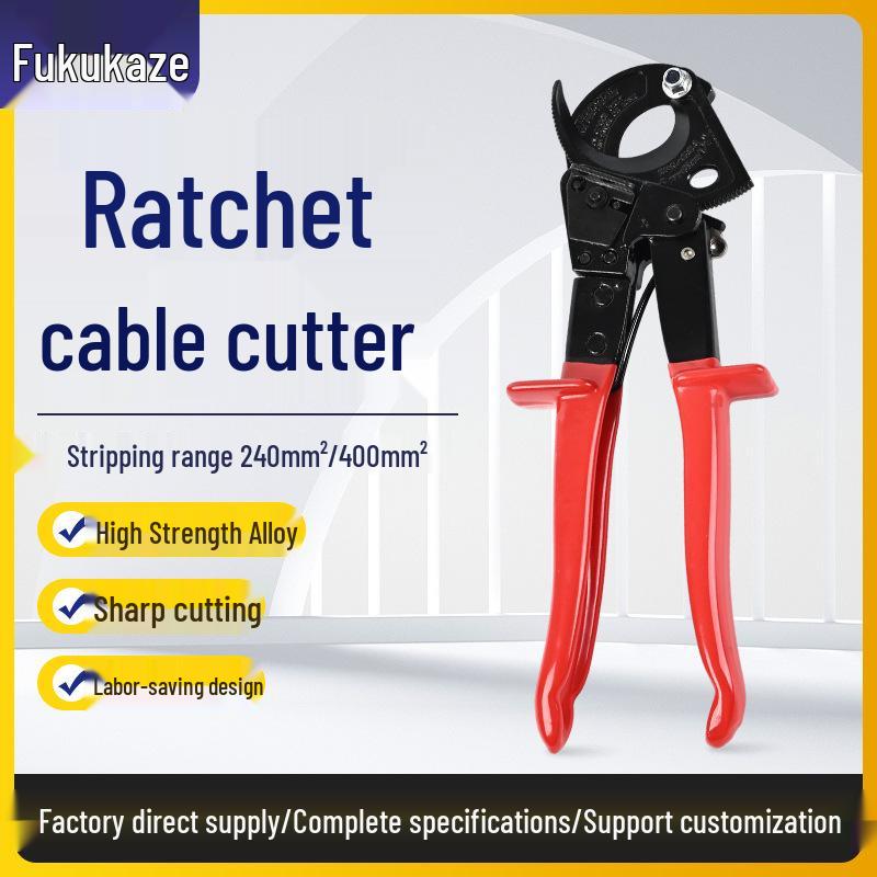 Ratchet Cable Cutter for Copper and Aluminum, Models HS-325A/HS-520A