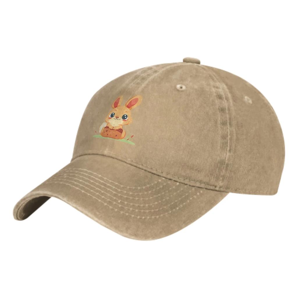 A Well Behaved Rabbit Summer Classic Fashion Men Trucker Hat Cotton Breathable Women Cowboy Cap Outdoor Leisure Basketball Caps