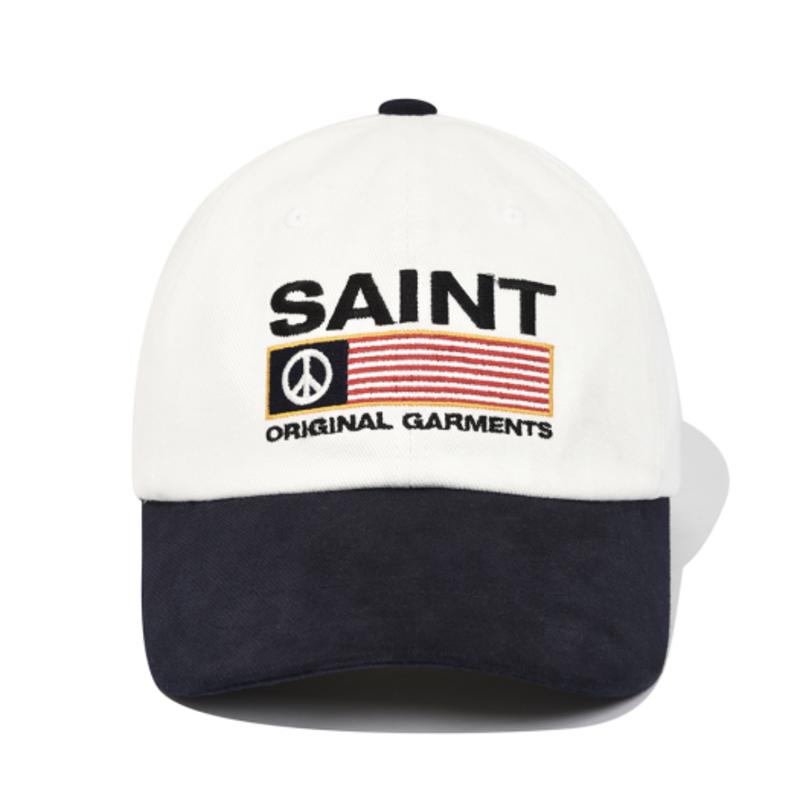 SAINTPAIN SP PEACE CLUB CAP-IVORY