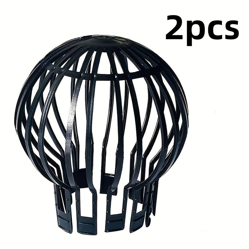 4Pcs Gutter Strainer Drain Filter Guard Roof Downspout Guards Rain Sink Covers Floor Leaf Screen Home Drainage Cover Gutters