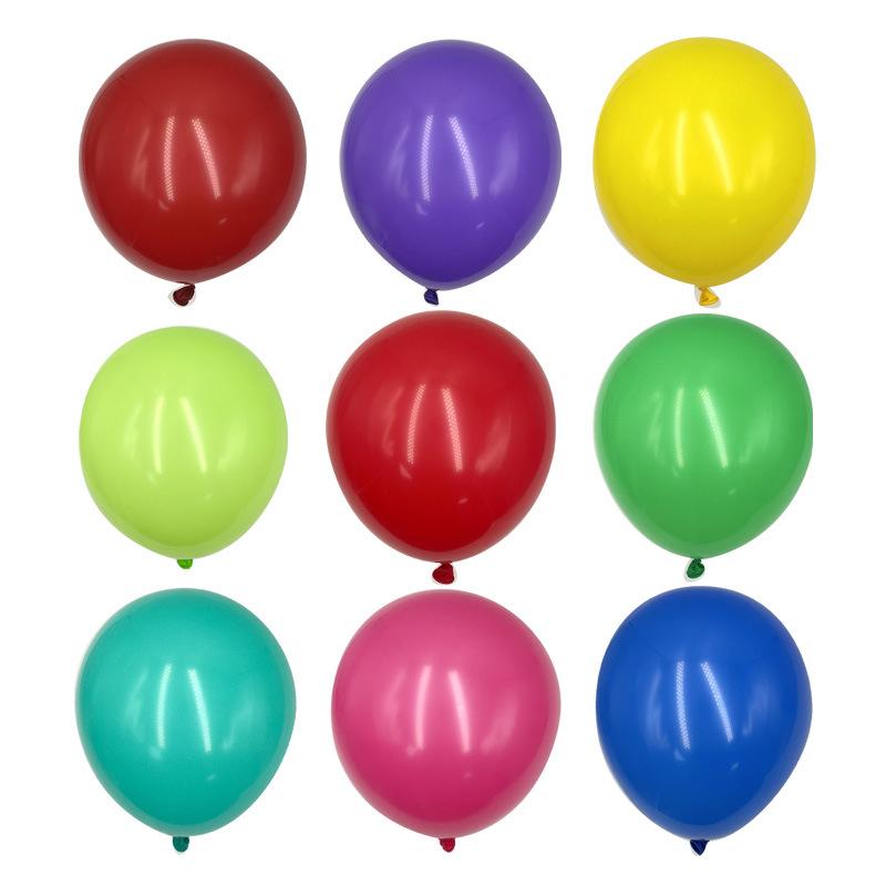 50/100pcs Round Rainbow Balloons Matte Balloon 5inches Wedding Happy Birthday Holiday Unique DIY Decoration Supplies TMZ