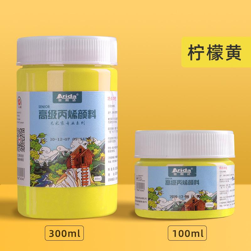 100ml Wall Painting Acrylic Pigment Waterproof and Sunproof Art Student Diy Creative Acrylic Pigment