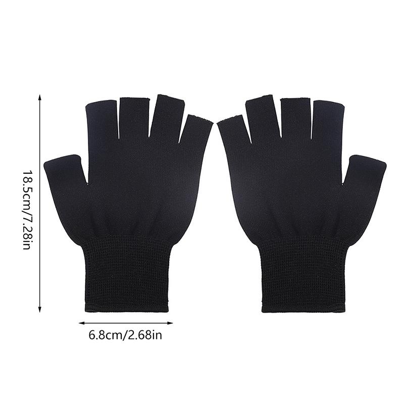 Sunscreen Gloves Nail Art Glove Uv Protection Gloves Protecter For Nail Art Gel Uv Led Lamp Tool