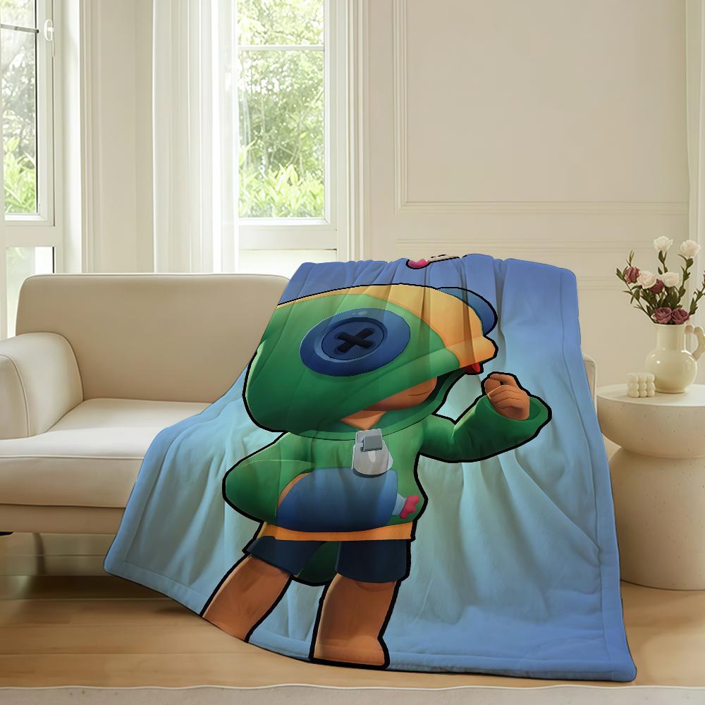 Funny gameB Bra W Wl S Stars Blanket For Sofa Office Bed Plane Travel Sleep Read Relax Camping Soft And Warm