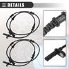 Motoforti Front Left Right ABS Sensor Wheel Speed Sensor for Mercedes Benz CLA45 AMG