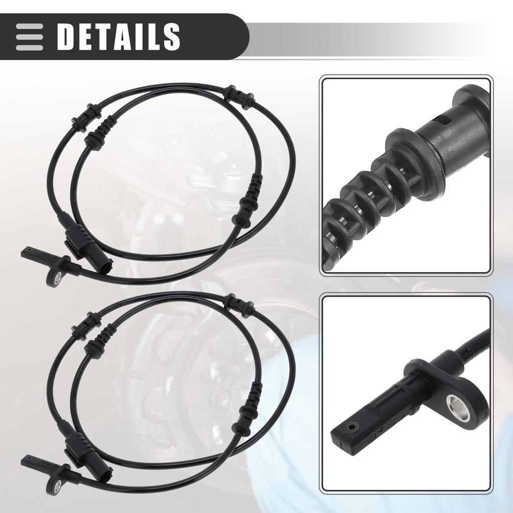Motoforti Front Left Right ABS Sensor Wheel Speed Sensor for Mercedes Benz CLA45 AMG