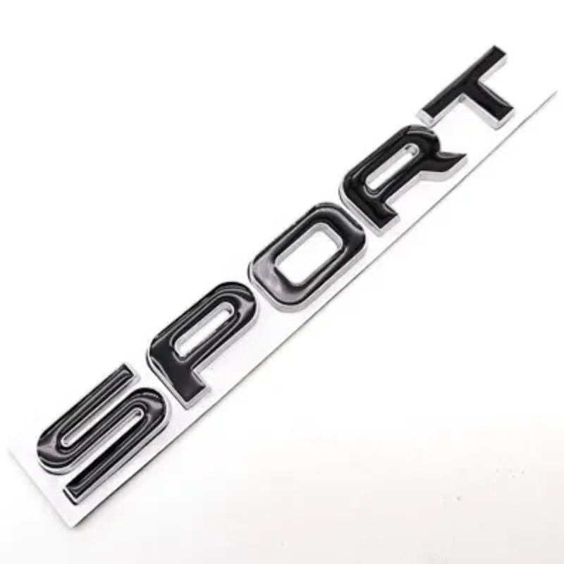 3D Metal Sport Car Rear Trunk Side Fender Emblem Badge Decals Sticker Styling Accessories