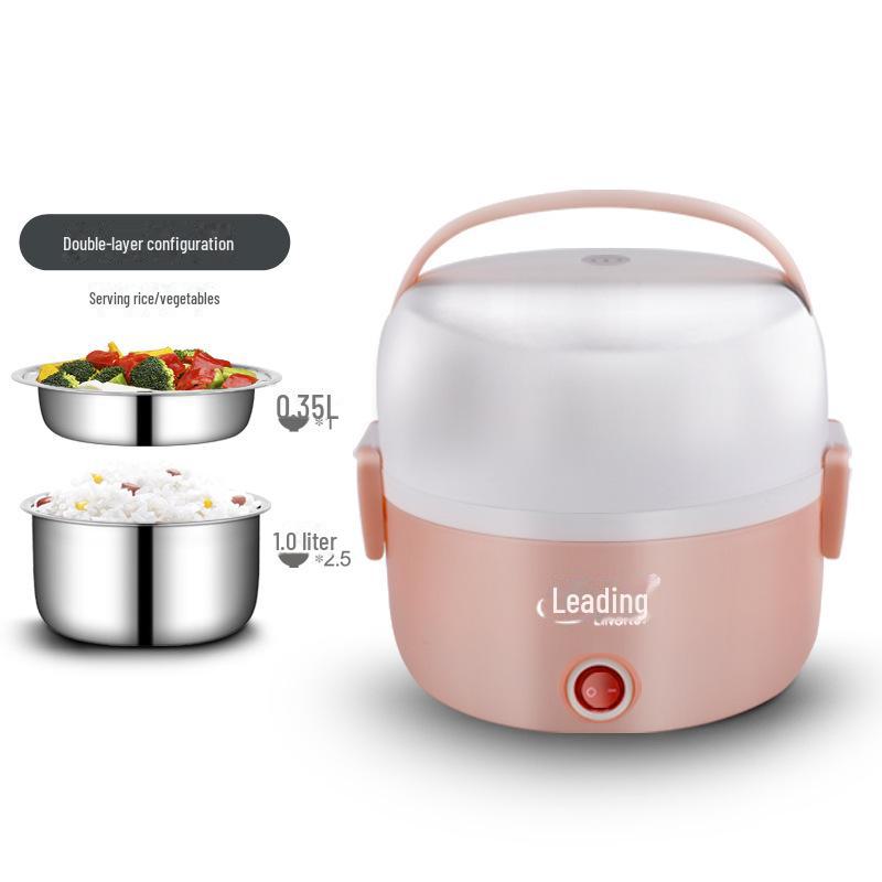 Self-Heating Electric Lunch Box and Rice Steamer