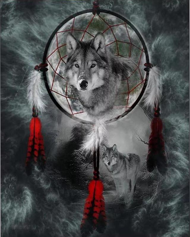 5D DIY Diamond Painting Fish Woman Flower Picture of Rhinestone Full Square Diamond Embroidery Dragon Unicorn Black Horse Animal Craft Kit Home Decor