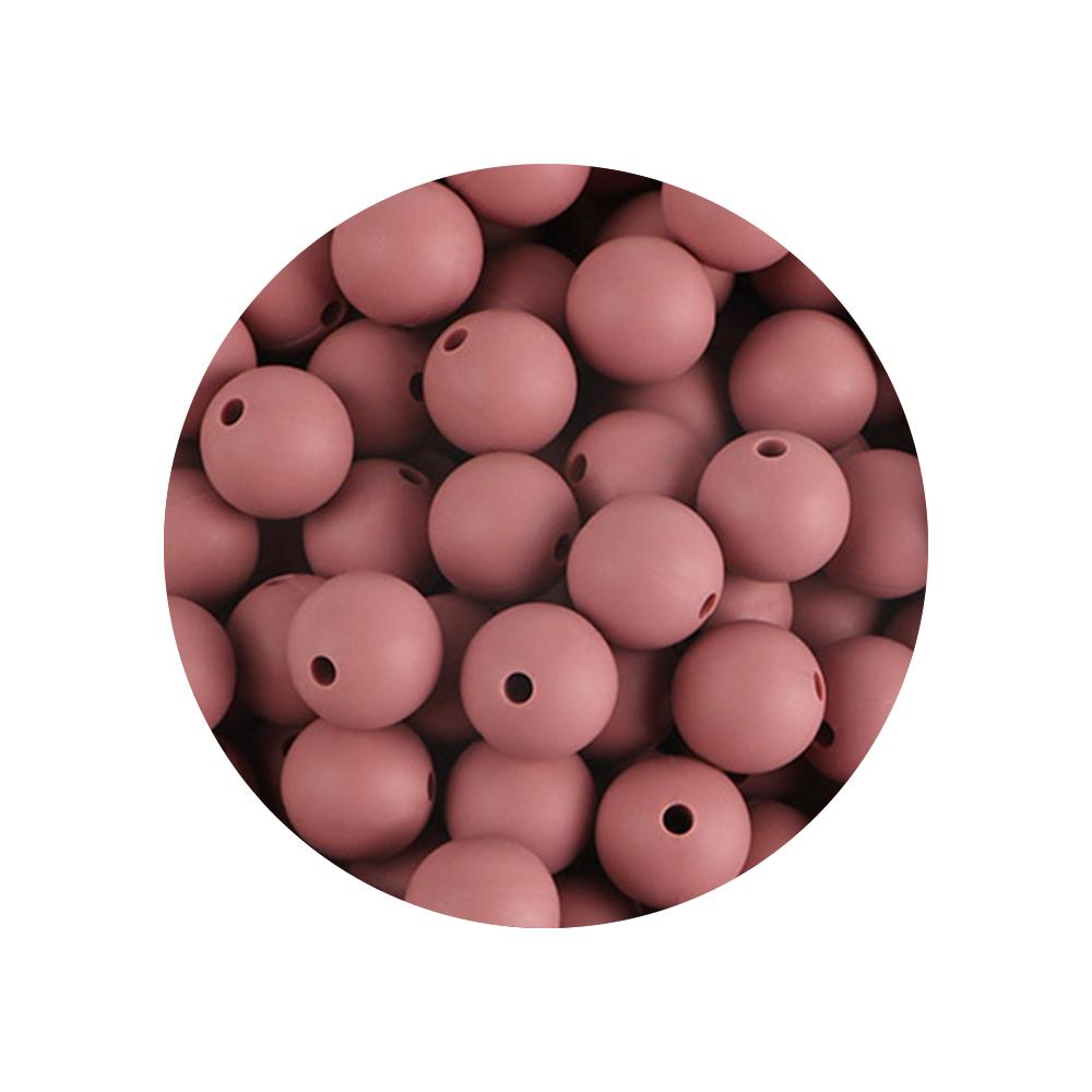 Kovict 9MM 40-80Pcs Round Silicone Bead 9MM Food Grade For Jewelry Making DIY Bracelet Pacifier Chain Accessories
