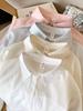 Women's Blue Ice Silk Sun Protection Cardigan - 2025 Summer Back Tie Jacket