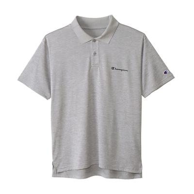 Champion Short Sleeve UV Protection Script Logo Polo Men's Shirt, C3-XS305-070-XL