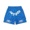 Mens Cotton Short Pants With Embroidered Loose Fit Casual Shorts Outdoor Wear