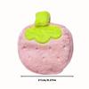 Multi-functional Cosmetic Bag Strawberry Shape Handheld Storage Bag Jewelry Miscellaneous Storage Cosmetic Pouch Women
