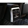 Silver ABS Rear Air Outlet Vent Frame Panel Cover For BMW 3 Series G20 G28 +