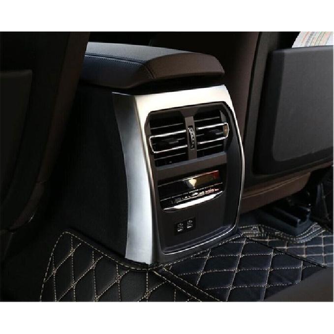 Silver ABS Rear Air Outlet Vent Frame Panel Cover For BMW 3 Series G20 G28 +