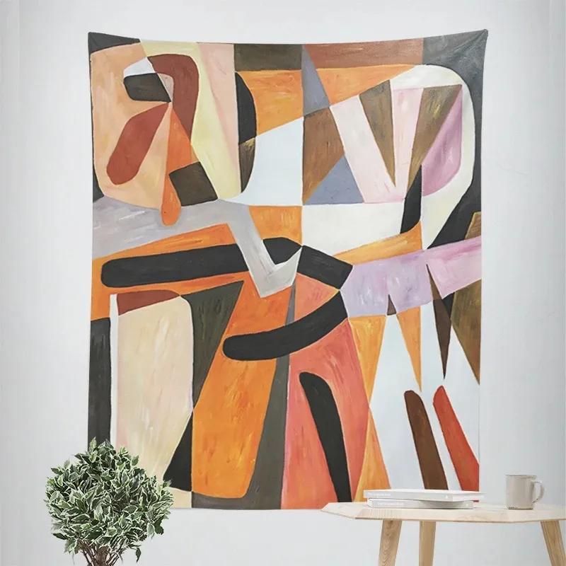 Home Wall Decoration Tapestry Simple Pattern Decoration Hanging Cloth Office Living Room Tapestry
