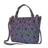 Neue Geometrische Bucket Bag Umhängetasche Damen Große Kapazität Messenger Bag Rhombus Tragbare Tragetasche