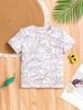 Dinosaur Children's Clothing Short Sleeve Kids Clothes Summer Animal Graphic T Shirts Children Top O-Neck Tees Baby Boy Clothes