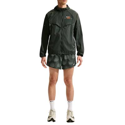 Running Jackets Men's Black Cloud Green Hooded Non Detachable Moderate Other IO0539-317